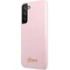 Guess Guess GUHCS22MLSLMGLA S22+ S906 lawenda/lavender hardcase Silicone Script Metal Logo