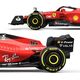Rastar Ferrari F1 75 RASTAR model 1:18 Zdalnie sterowany bolid + Pilot 2,4 GHz + Naklejki