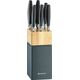 Ambition ZESTAW 6 NOŻY 51228 W BLOKU SILVERY SZARY