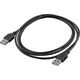 Kabel USB Akyga USB-A - USB-A 1.8 m Czarny (AK-USB-11)