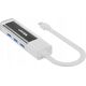 HUB USB Unitek Unitek hub dwukierunkowy USB C/USB A 5Gbps, 4x USB A biały