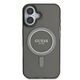 Original Case IPHONE 16 PLUS Guess Hardcase IML Glitter Circle MagSafe (GUHMP16MHFGEREK) black 3666339307417