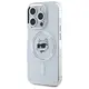 Karl Lagerfeld KLHMP15XHLSCHH Apple iPhone 15 Pro Max hardcase IML Metal Choupette Head MagSafe white