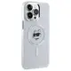 Karl Lagerfeld KLHMP14XHLSCHH Apple iPhone 14 Pro Max hardcase IML Metal Choupette Head MagSafe white