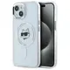 Karl Lagerfeld KLHMP15MHLSCHH Apple iPhone 15 Plus hardcase IML Metal Choupette Head MagSafe white