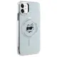 Karl Lagerfeld KLHMN61HLSCHH Apple iPhone 11 / XR hardcase IML Metal Choupette Head MagSafe white