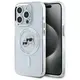 Karl Lagerfeld KLHMP15LHLSKCH Apple iPhone 15 Pro hardcase IML Metal Karl&Choupette Head MagSafe white
