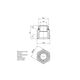 Perfexim Nypel do belki rozdzielacza 1/2" x 3x4" PN10 748