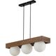 Lampa wisząca Sigma Sigma Bloom 33665 lampa wisząca zwis 3x12W G9 drewniana/biała 14158697 5905143284964