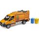 Bruder bruder MB Sprinter municipal garbage truck, model vehicle