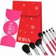 Makeup Revolution IBRA_SET pędzle do makijazu 8szt. + cienie do powiek 5szt.