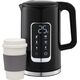PLATINET CZAJNIK KETTLE LCD DISPLAY 1,7L 5 TEMPERATURE SETTINGS + 450 ML TRAVEL MUG, BLACK [45976]