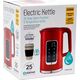 PLATINET CZAJNIK KETTLE LCD DISPLAY 1,7L 5 TEMPERATURE SETTINGS + 450 ML TRAVEL MUG, BURGUND RED [45979]