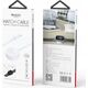 Kabel USB Yesido yesido Kabel CA112 do iP Watch 2.5W +Type-C 1m 1A, WHITE / BIAŁY