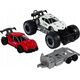 LeanToys Auto Terenowe Białe Laweta Pojazd Sportowy Zestaw