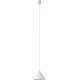 Lampa wisząca Nowodvorski Metalowa lampa wisząca Zenith 7997 biały stożek do przedpokoju