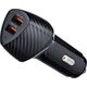 Ładowarka ForCell FORCELL CARBON ładowarka samochodowa USB QC 3.0 18W + USB QC 3.0 18W CC50-2A36W czarny (Total 36W) 11466638 5903396133794
