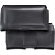 OEM Skórzana uniwersalna kabura pozioma do paska - ROYAL / czarny - Rozmiar M - do IPHONE 12 MINI / 13 MINI / SAMSUNG A40 / S8 / XIAOMI 12 / Redmi 5A 13089743 5903396200960