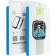 Blueo Szkło Hartowane 5D Mr. Monkey Glass - do Apple Watch 7 / 8 / 9 41MM czarny (Strong HD)