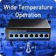 Cudy SWITCH PoE 8-port 8x30W 10/100 przemysłowy Cudy IF1008P
