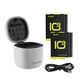 Telesin 3-slot waterproof charger Allin box for GoPro Hero 9 / Hero 10 + 2 batteries (GP-BTR-905-GY-B) 6972860179766
