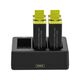Telesin 3-slot charger for GoPro Hero 9 / Hero 10 + 2 batteries (GP-BTR-903-B) 6972860179803