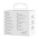 Baseus Bowie WM02 TWS headphones (white) 6932172609672