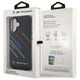 Original Case IPHONE 16 BMW Hardcase Motosport IML Random Stripes (BMHCP16S23HTRAK) black 3666339325329