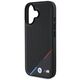 Original Case IPHONE 16 BMW Hardcase M Perforated Tricolor Line MagSafe (BMHMP16S23PUPDK) black 3666339323844