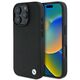 Original Case IPHONE 16 PRO MAX BMW Hardcase Signature Leather Diamond Metal Logo MagSafe (BMHMP16X23RDDK) black 3666339323233