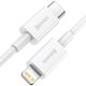 Baseus cable Superior PD USB-C - Lightning 0,25 m white 20W 6953156205291