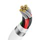 Baseus cabel Superior USB - USB-C 0,25m moon white 100W 6932172631949