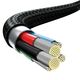Baseus cable 3in1 Rapid PD USB-C - micro USB + Lightning + USB-C 1,5m black 20W 6953156204294