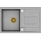 Zlewozmywak Quadron MORGAN 111 GraniteQ złoty / szary metalik