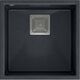 Zlewozmywak Quadron DAVID 40 GraniteQ black diamond/elementy stalowe