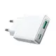 Joyroom JR-TCF14 network charger USB-A USB-C 20W PD QC3.0 white