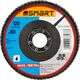 Smart tarcza listkowa inox/ metal 125mm gr 60 smart