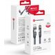 Καλώδιο ForCell FORCELL F-ENERGY C241 4 σε 1 Τύπος C / USB A έως Τύπος C / Lightning QC PD 3A 60W 1 m χρώμιο 14393248 5903400000000