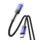 Joyroom S-A42 Crystal-Clear Series 30W USB-C / Lightning cable 1.2m black