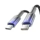 Joyroom S-A42 Crystal-Clear Series 60W USB-C / USB-C cable 1.2m black