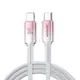 Joyroom S-A42 Crystal-Clear Series 30W USB-C / Lightning cable 1.2m white