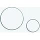 Κουμπί έκπλυσης M670-GAM-01 / JELLOW/ CIRCLE WH / CIRCLE BUTTON WC WHITE GLOSS / 14005812 8595580584634