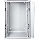 Digitus Szafa sieciowa wisząca 19" 18U rack 600x600, drzwi szyba, szary, dzielona, złożona, 60kg