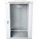 Digitus Szafa sieciowa wisząca 19" 18U rack 600x600, drzwi szyba, szary, dzielona, złożona, 60kg