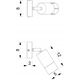 Kinkiet Luminex Luminex Link 9526 kinkiet lampa ścienna spot 1x8W GU10 beżowy
