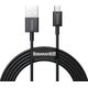 Kabel USB Baseus USB-A - microUSB 2 m Czarny (BSU2823BLK)