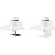 Neomounts Uchwyt biurkowy na 2 monitory 10" - 32" (NM-D775DXWHITE) 10614539 8717371446864