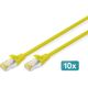 Digitus CAT 6A S/FTP PATCH CORD10P AWG CAT 6A S/FTP PATCH CORD10P AWG