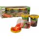 LeanToys Slime Brokatowy Dinozaury DIY Miękki 3 Kolory