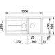 Zlewozmywak Blanco Zlewozmywak METRA 6 S - 100 x 50 cm (517355)